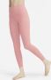 Nike Zenvy 7 8-legging met iets ondersteunende hoge taille voor dames Roze - Thumbnail 3