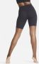 Nike Zenvy Bikeshorts met iets ondersteunende hoge taille voor dames (21 cm) Zwart - Thumbnail 2