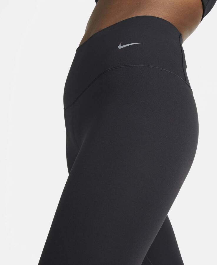 Nike Zenvy Kortere Legging met iets ondersteunende hoge taille voor dames Zwart
