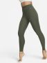 Nike Zenvy Legging met volledige lengte en iets ondersteunende hoge taille voor dames Groen - Thumbnail 3