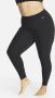 Nike Zenvy Legging met volledige lengte en iets ondersteunende hoge taille voor dames (Plus Size) Zwart - Thumbnail 3