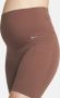 Nike Zenvy (M) bikershorts met zakken en iets ondersteunende hoge taille voor dames (21 cm zwangerschapskleding) Bruin - Thumbnail 4