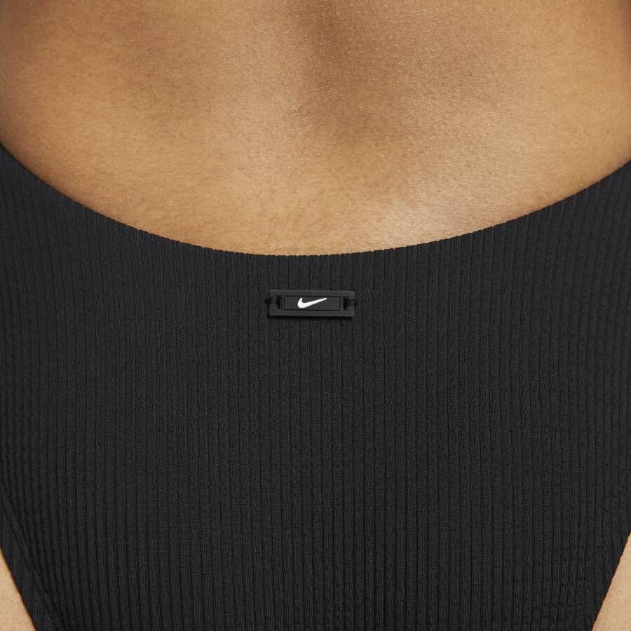 Nike zwempak met gekruist design Zwart - Foto 5