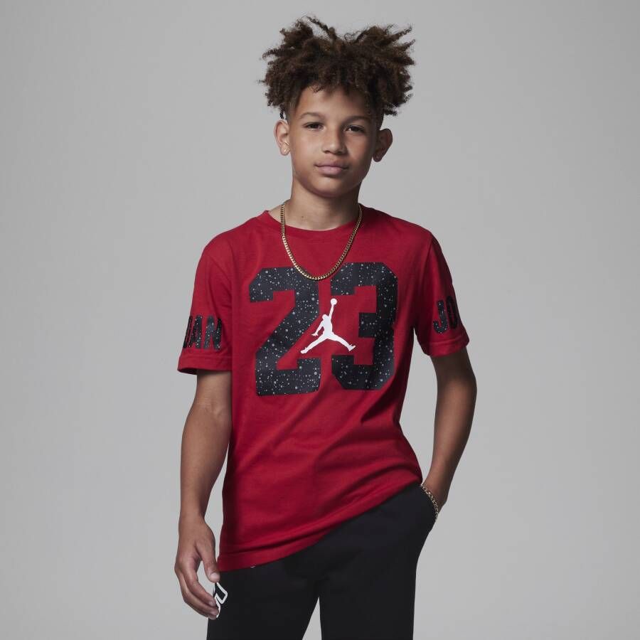 Jordan 23 Speckled Tee T-shirt voor kids Rood