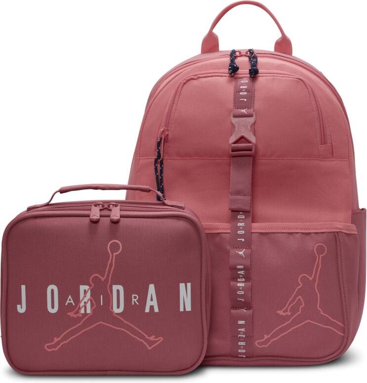 Jordan Air Lunch Backpack Rugzak voor kids (18 liter) en lunchtas (3 liter) Roze