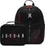 Jordan Air Lunch Backpack rugzak (18 liter) en lunchtas (3 liter) voor kids Zwart - Thumbnail 1