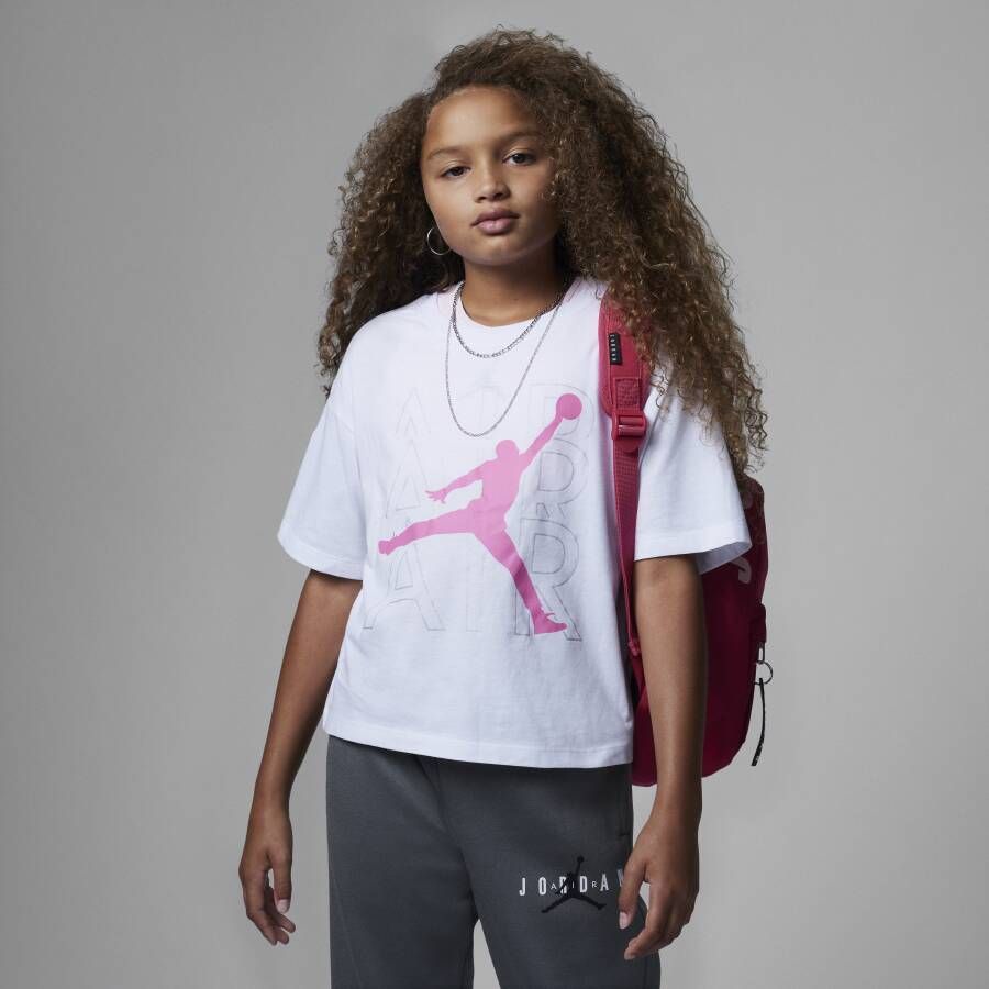 Jordan Air Shine T-shirt voor kids Wit