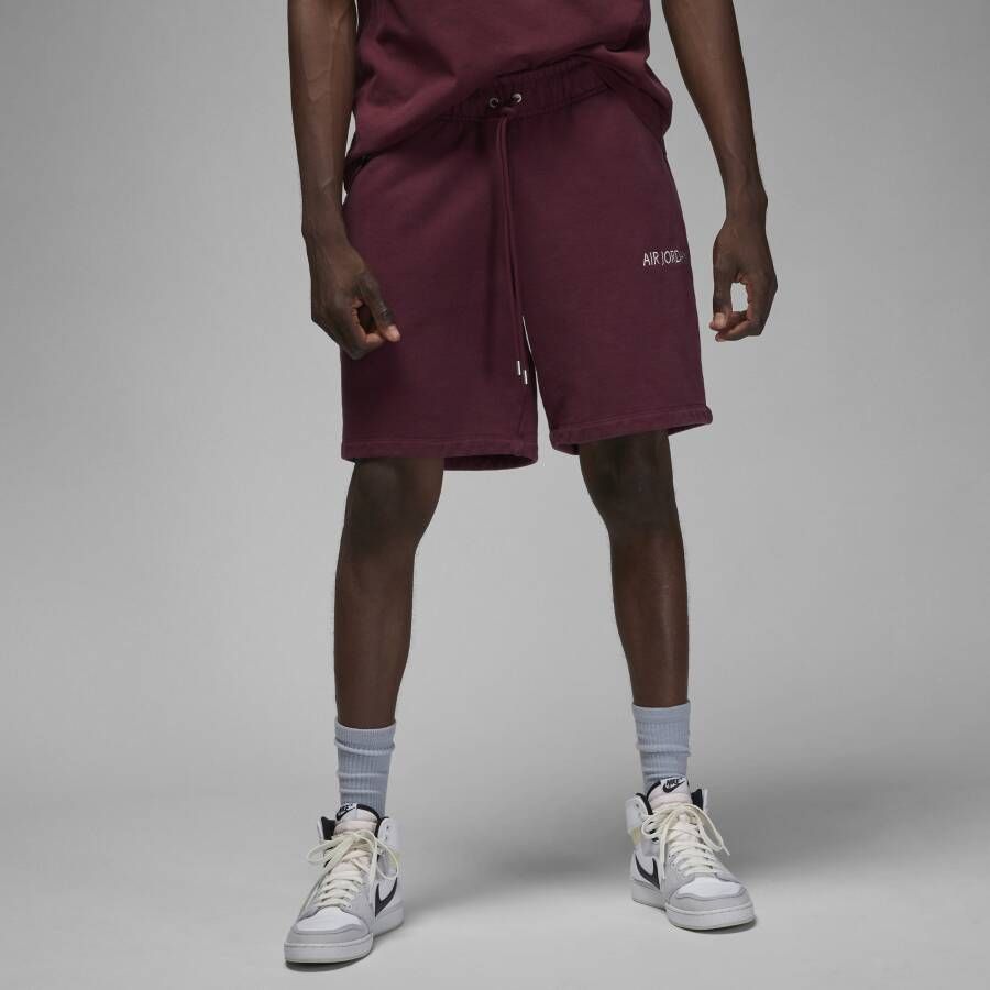 Jordan Air Wordmark Fleeceshorts voor heren Rood