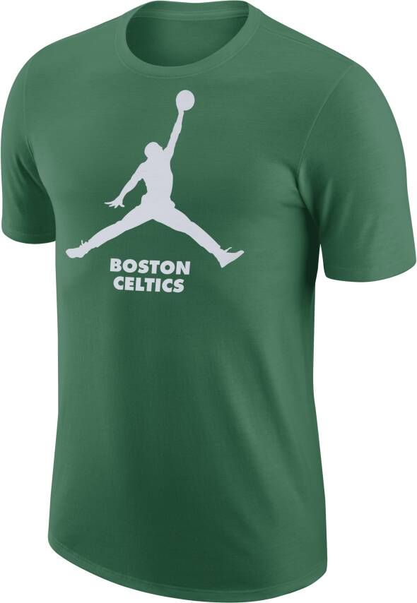 Jordan Boston Celtics Essential NBA-herenshirt Groen