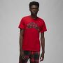 Jordan Brand Holiday T-shirt voor heren Rood - Thumbnail 1