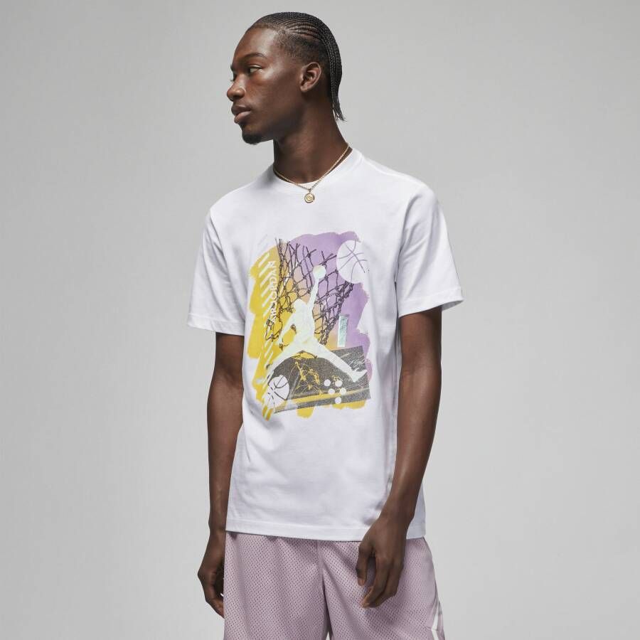 Jordan Brand T-shirt met graphic voor heren Wit