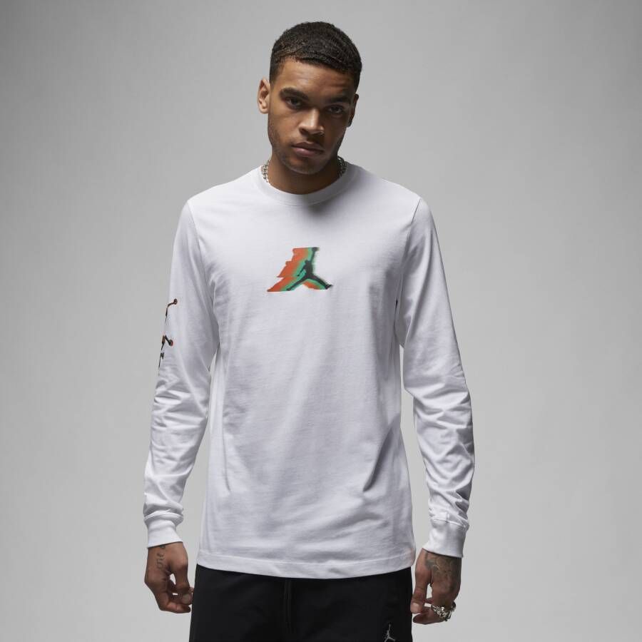 Jordan Brand T-shirt met lange mouwen voor heren Wit