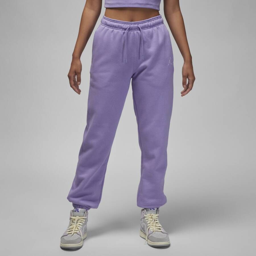 Jordan Brooklyn Fleece Pants Trainingsbroeken purple maat: L beschikbare maaten:XS M L