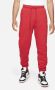 Jordan Zachte Fleece Trainingsbroek Red Heren - Thumbnail 1