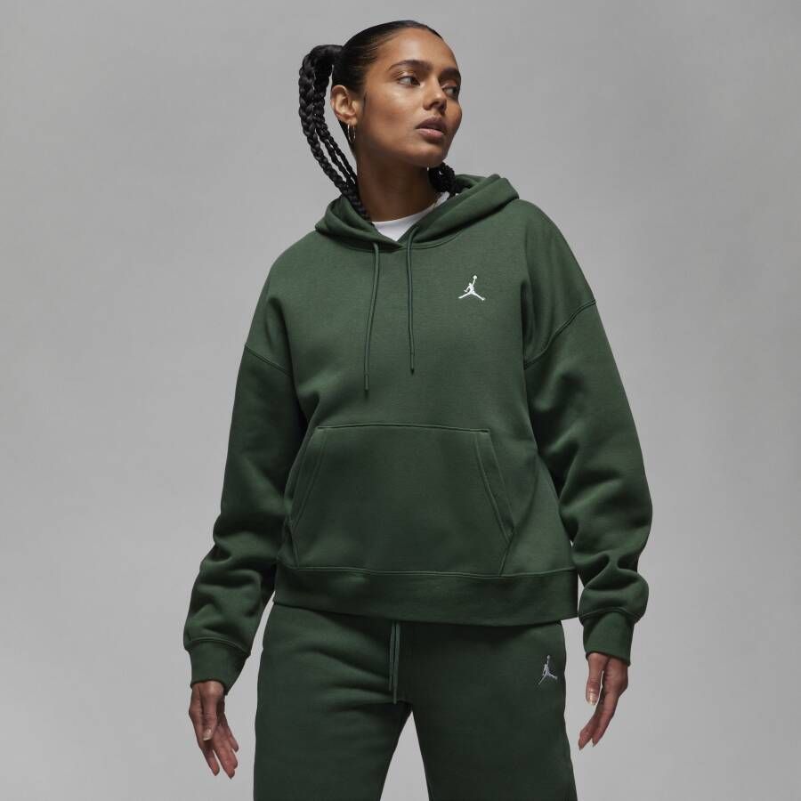 Jordan Brooklyn Fleece hoodie voor dames Groen
