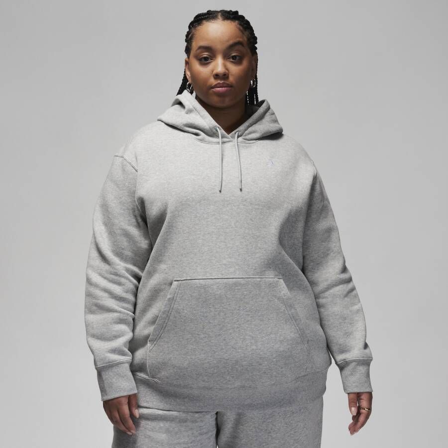 Jordan Brooklyn Fleece hoodie voor dames (Plus Size) Grijs
