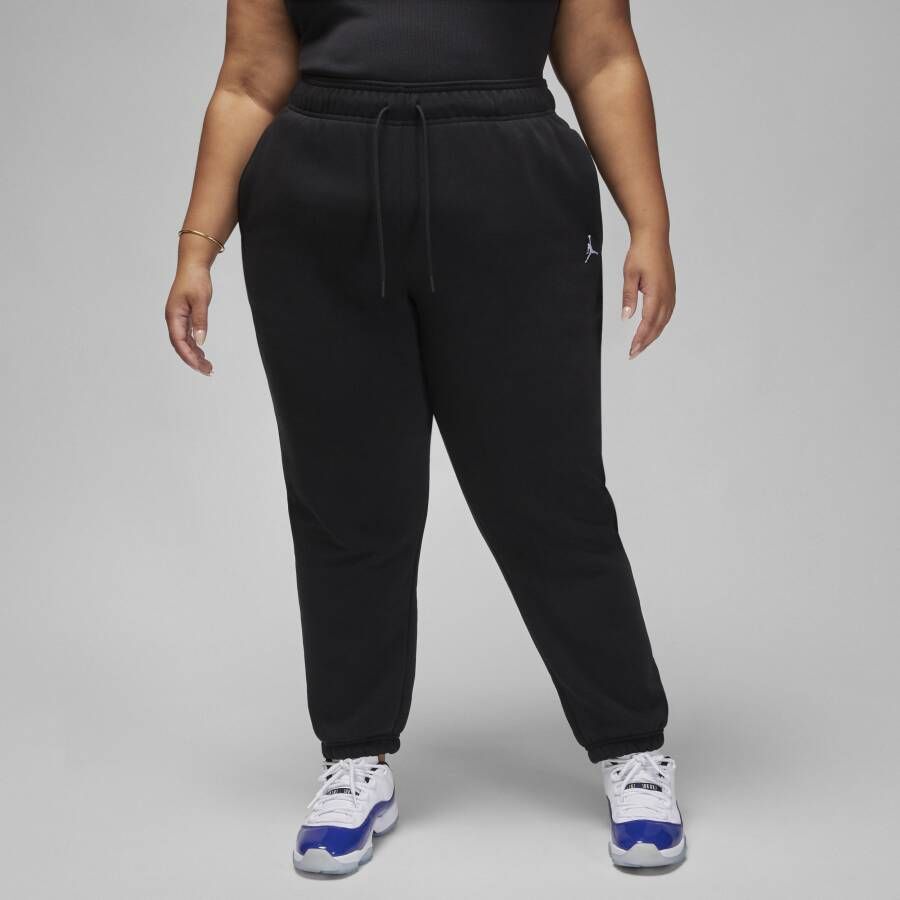 Jordan Brooklyn Fleecebroek voor dames (Plus Size) Zwart