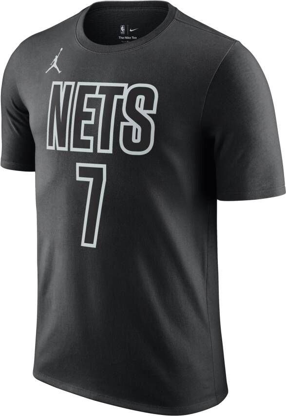 Jordan Brooklyn Nets Statement Edition NBA-herenshirt Zwart