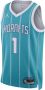 Jordan Charlotte Hornets Icon Edition 2022 23 Swingman Dri-FIT NBA-jersey voor heren Blauw - Thumbnail 1