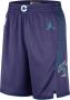 Jordan Charlotte Hornets Statement Edition Swingman Dri-FIT NBA-basketbalshorts voor heren Paars - Thumbnail 1