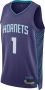 Jordan Charlotte Hornets Statement Edition Swingman Dri-FIT NBA jersey voor heren Paars - Thumbnail 1