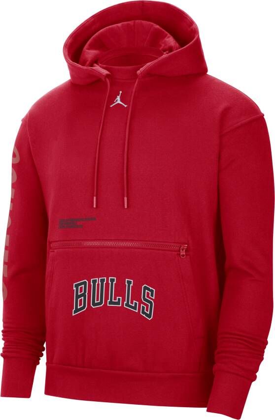 Jordan Chicago Bulls Courtside Statement Edition NBA-fleecehoodie voor heren Rood