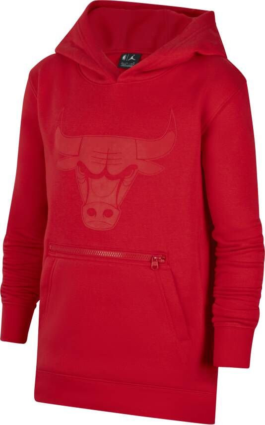 Jordan Chicago Bulls Courtside Statement Edition NBA-hoodie van fleece voor kids Rood