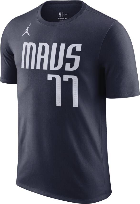 Jordan Dallas Mavericks Statement Edition NBA-herenshirt Blauw