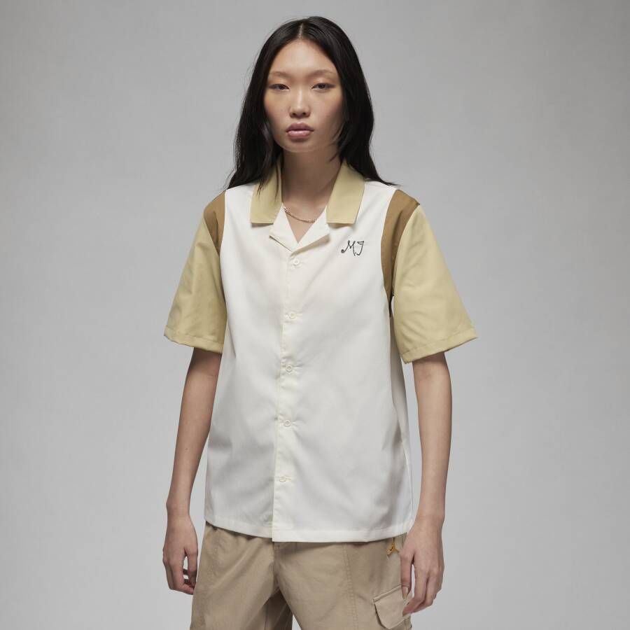 Jordan Button-up Shirt T-shirts sail team gold brown kelp maat: XS beschikbare maaten:XS S M L