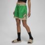 Jordan Women's Diamond Shorts Sportshorts Kleding GREEN DESERT BLACK maat: XS beschikbare maaten:XS S M L - Thumbnail 1