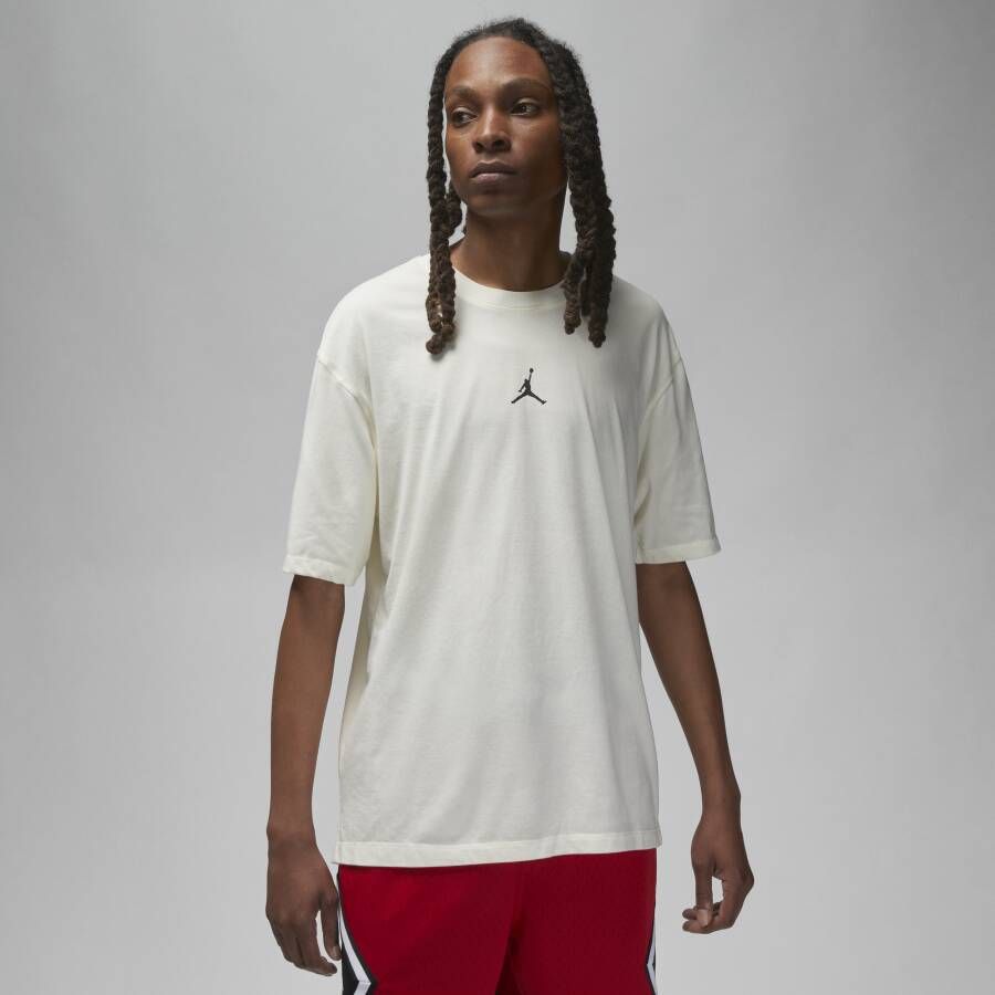 Jordan Dri-fit Sport Top T-shirts Kleding pale ivory black maat: XL beschikbare maaten:S XL