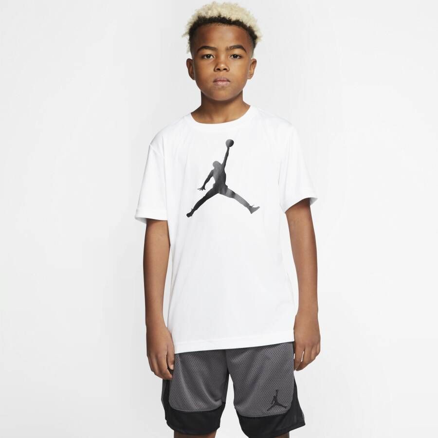 Jordan Dri-FIT T-shirt voor jongens Wit