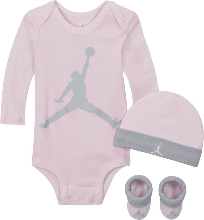 Jordan Driedelige babyset (0-12 maanden) Roze