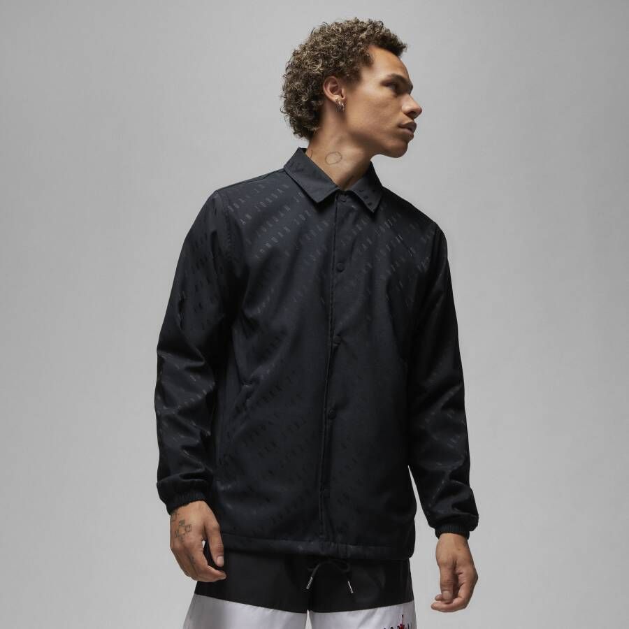 Jordan Essentials Coaches Jacket Bomberjacks Kleding black sail maat: L beschikbare maaten:M L