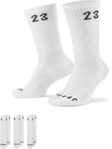 Jordan Essentials Crew sokken (3 paar) Wit