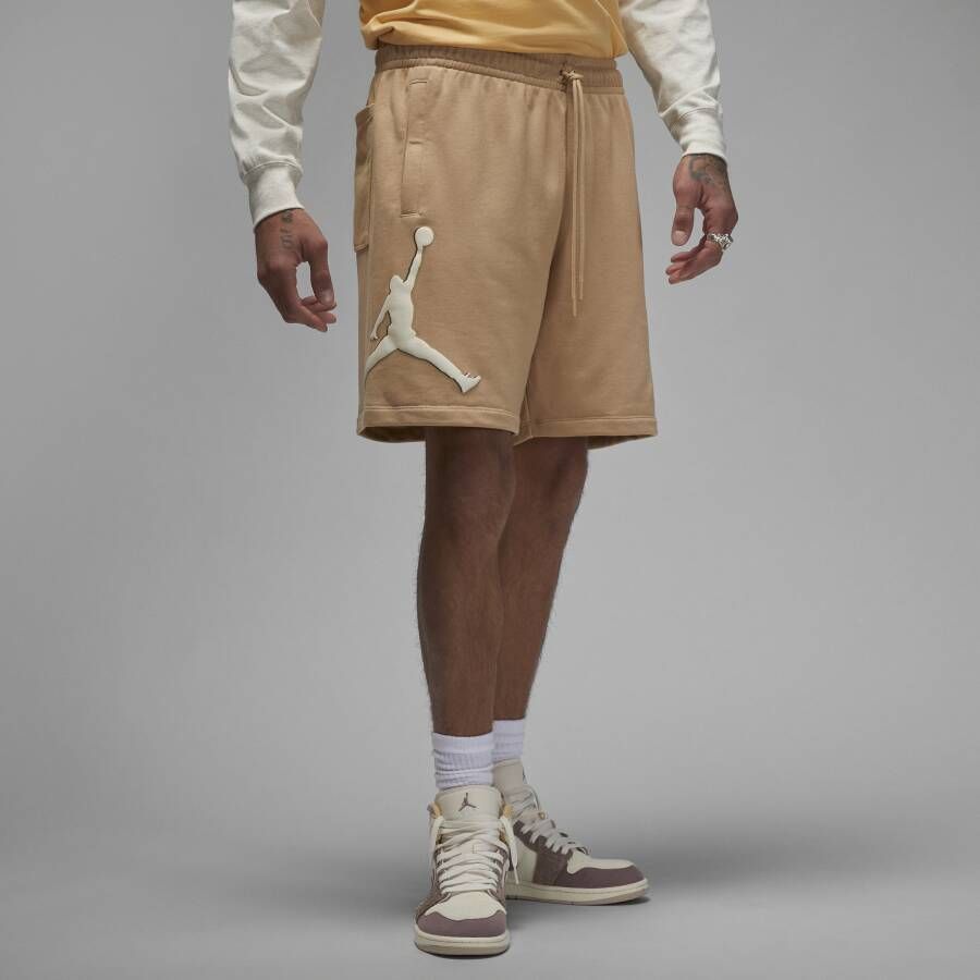 Jordan Essential Fleece Hbr Short Sportshorts Kleding desert maat: XL beschikbare maaten:S L XL