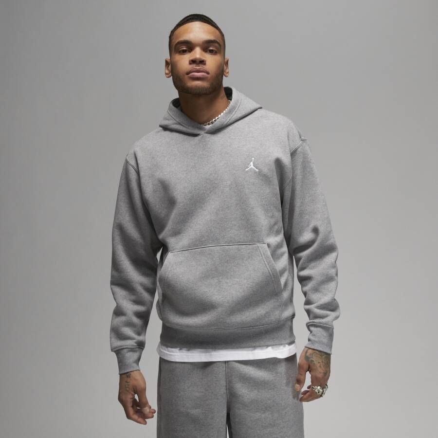 Jordan Brooklyn Fleece hoodie met print voor heren Grijs