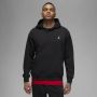 Jordan Brooklyn Fleece hoodie met print voor heren Zwart - Thumbnail 1