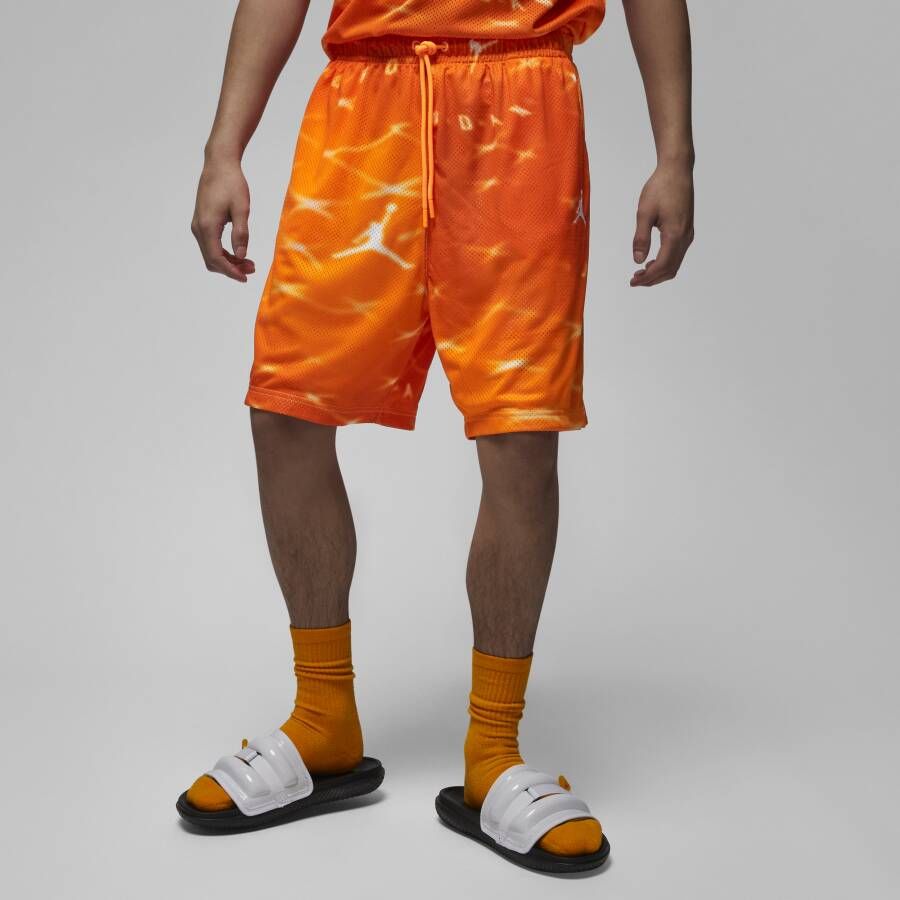 Jordan Essentials All Over Print Shorts Sportshorts Kleding bright citrus white maat: XL beschikbare maaten:S M XL