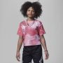 Jordan Essentials New Wave Allover Print Tee T-shirt voor meisjes Roze - Thumbnail 1