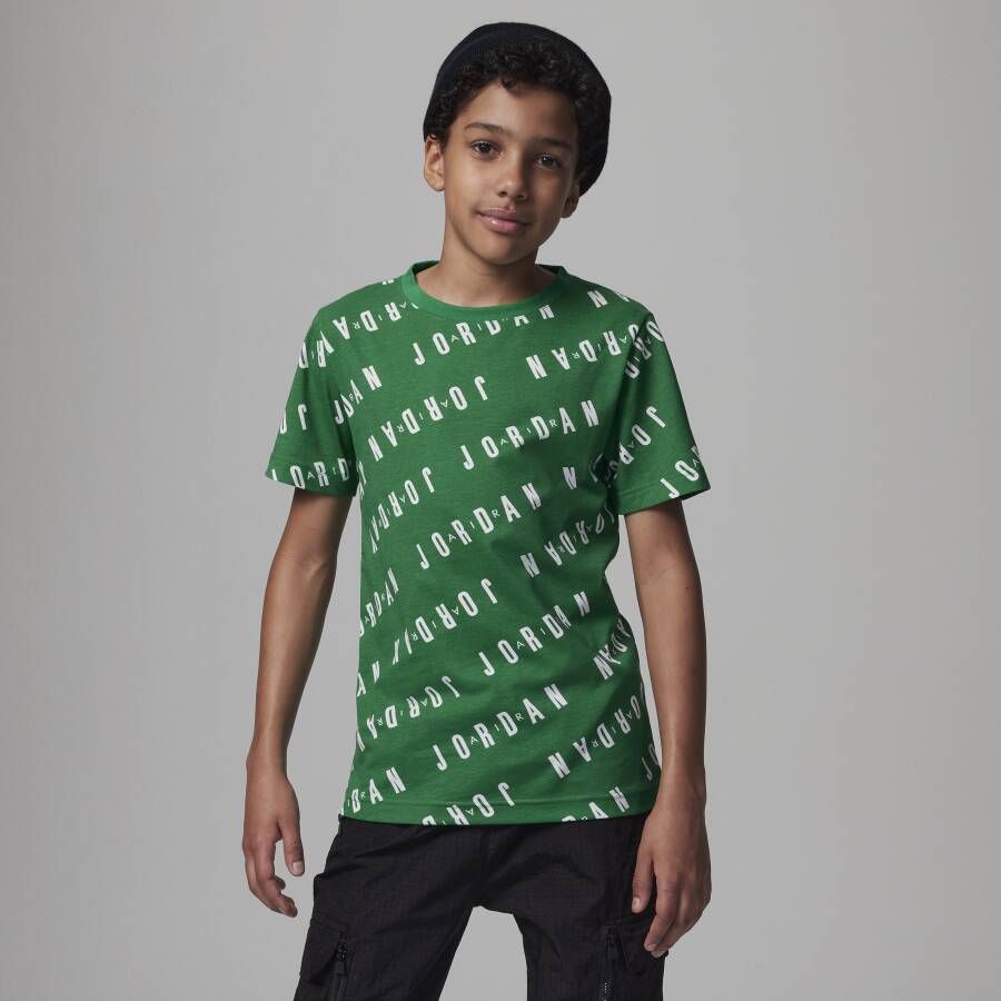 Jordan Essentials Printed Tee T-shirt voor jongens Groen