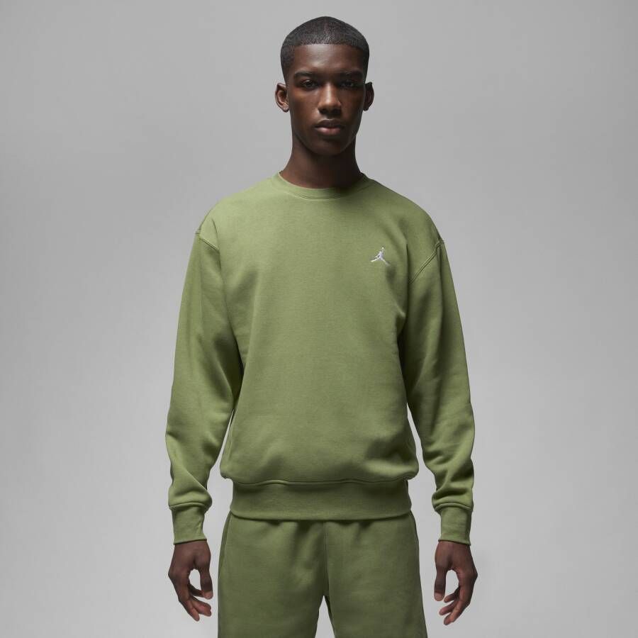 Jordan Essentials sweatshirt van fleece met ronde hals voor heren Groen
