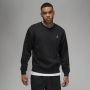 Jordan Brooklyn Fleece sweatshirt met ronde hals voor heren Zwart - Thumbnail 1