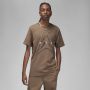 Jordan Grafische Tee met Jumpman Air Logo Brown Heren - Thumbnail 1