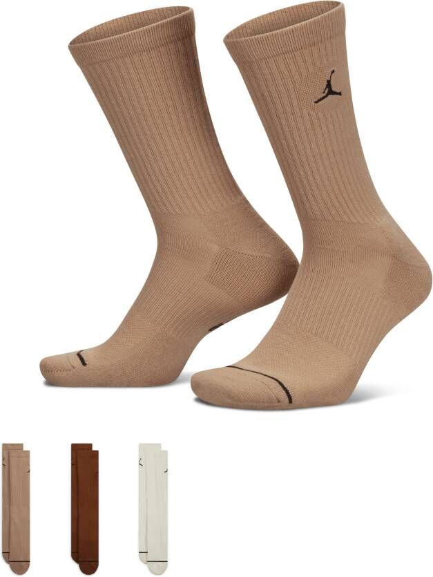 Jordan Everyday Crew sokken (3 paar) Meerkleurig