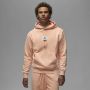 Jordan Flight Fleece Hoodie met gewassen look voor heren Oranje - Thumbnail 1