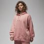 Jordan Flight Fleece hoodie voor dames Roze - Thumbnail 1