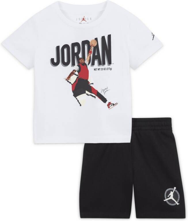 Jordan Flight MVP Shorts Babyset (12-24 maanden) Zwart