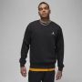 Jordan Flight MVP sweatshirt van fleece met ronde hals en graphic voor heren Zwart - Thumbnail 1