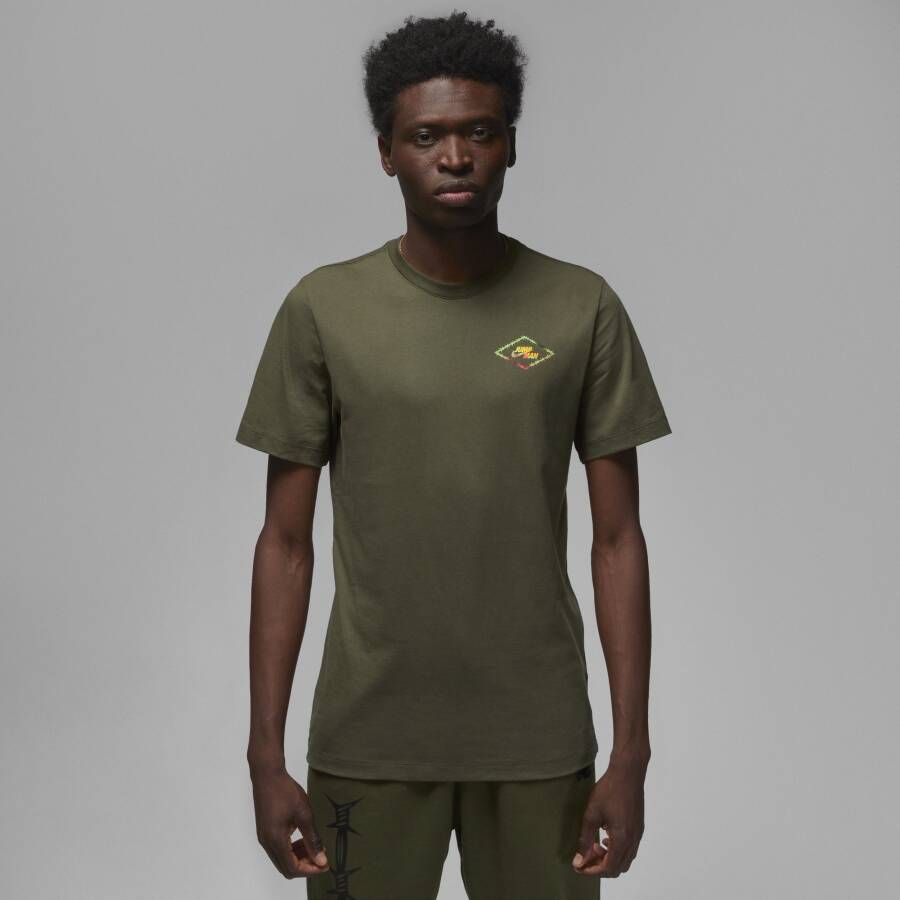Jordan Flight MVP T-shirt voor heren Groen